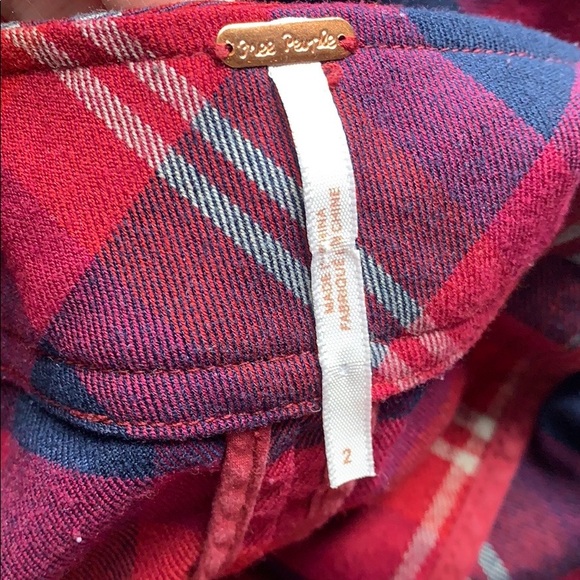 Free people vintage look plaid midi skirt - Picture 5 of 8